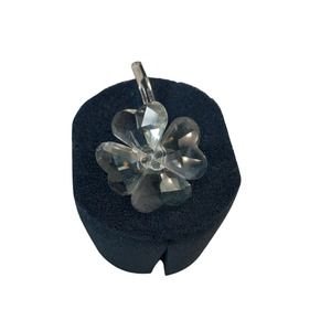Swarovski Crystal Figurine Lucky 4 Four Leaf Clover Retired Original Box A 7483